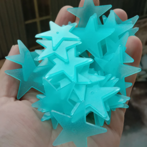 Glow in The Dark 3D Star Wall Stickers Luminous Ceiling Decals 100 PCS