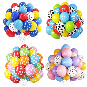 12 Inch Cow Pattern Helium Balloons 40Pcs Farm Party Decor