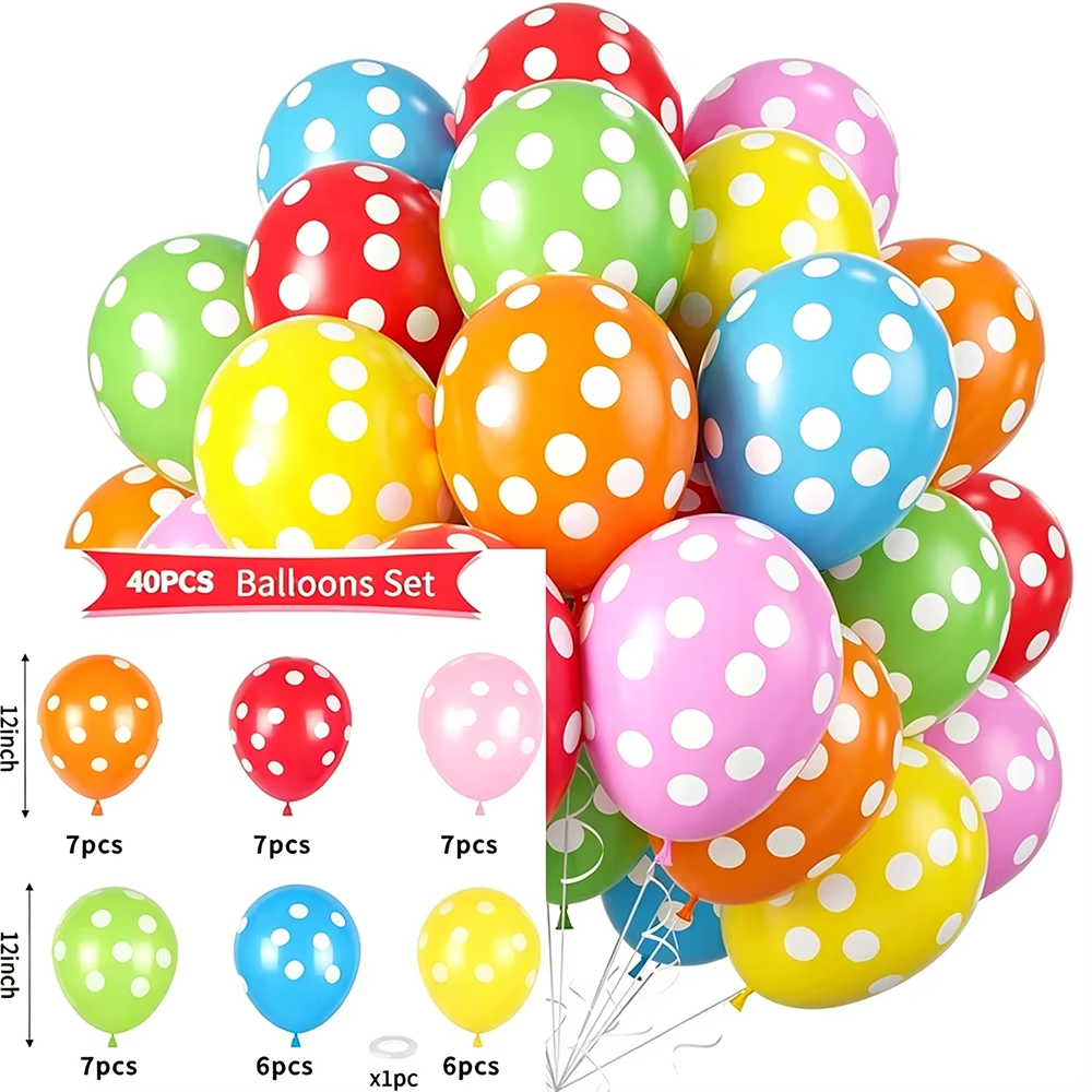 12 Inch Cow Pattern Helium Balloons 40Pcs Farm Party Decor - Image 4