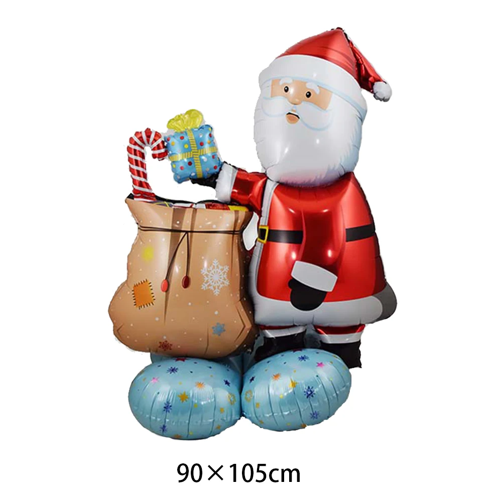 Christmas Foil Balloons Santa Snowman Elk Xmas Party Decor - Image 13