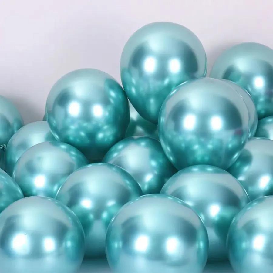 50Pcs 10 Inch Mixed‑Color Metallic Latex Balloons Set for Bachelorette Wedding Party - Image 13