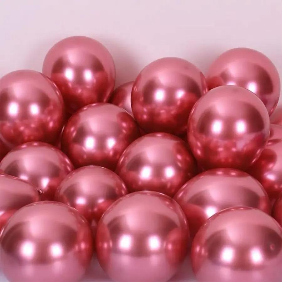 50Pcs 10 Inch Mixed‑Color Metallic Latex Balloons Set for Bachelorette Wedding Party - Image 11