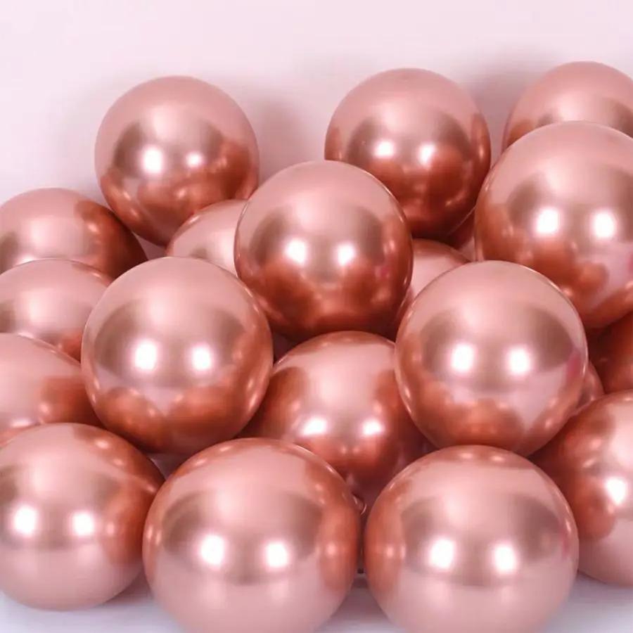 50Pcs 10 Inch Mixed‑Color Metallic Latex Balloons Set for Bachelorette Wedding Party - Image 10